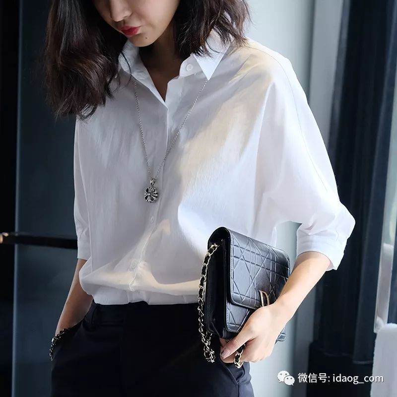 初秋衬衫look,秋装优雅浪漫风格