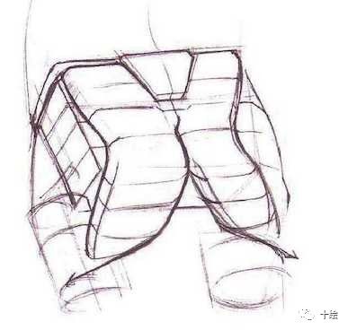 如何画好女性臀部和腿部,要想臀部练得好