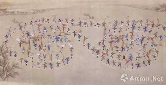 古画中的运动会,雅昌艺术网专稿