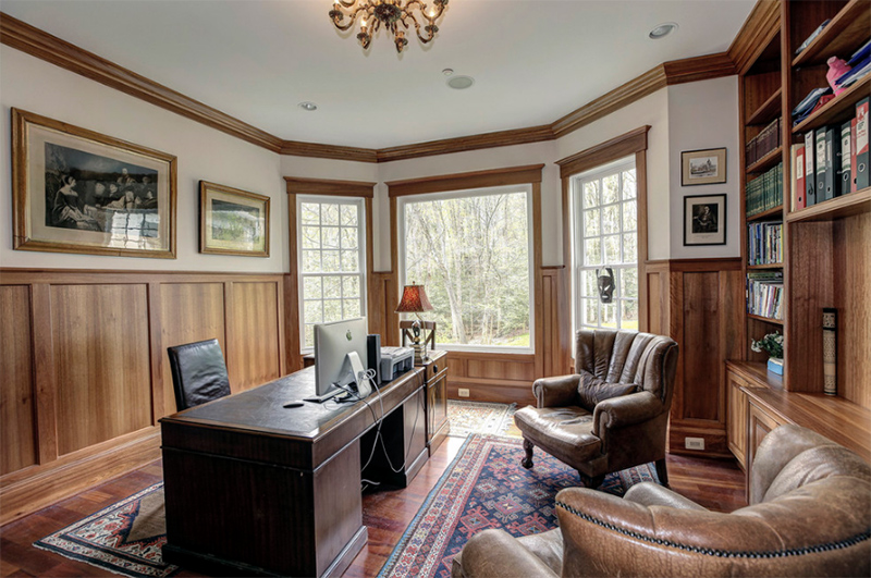 实用家居客厅办公设计,25平米办公家具搭配效果图