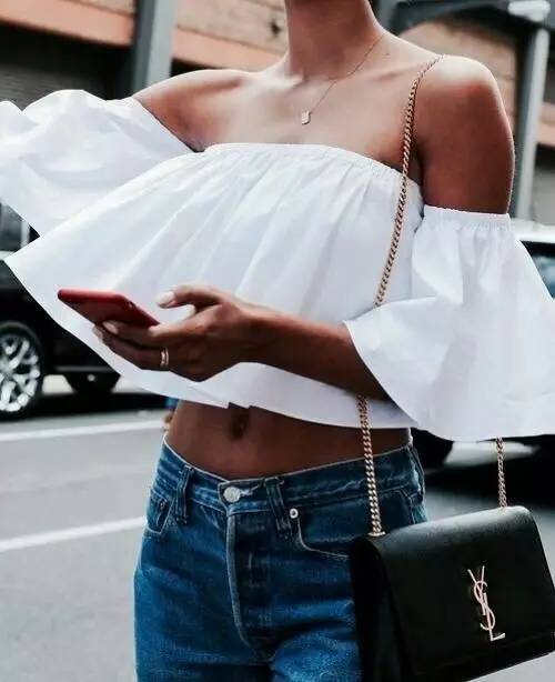 夏季仙女一字肩,一字肩夏季仙女