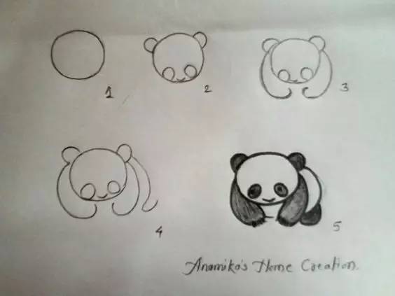 椭圆和圆形能画成什么小动物,儿童简笔画画一些可爱的小东西