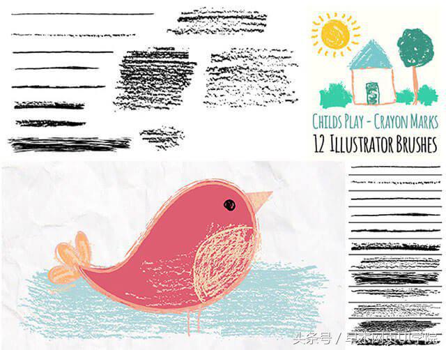 ai笔刷免费版,ai毛笔笔刷下载