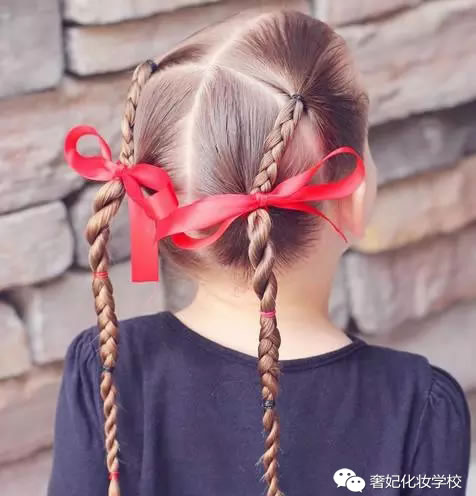 编发儿童简单又漂亮中长发小公主,斜辫子的小公主编发