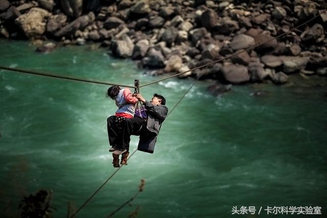 卡尔带你了解了解：泸定桥的铁索是怎么样运到河对岸的那？
