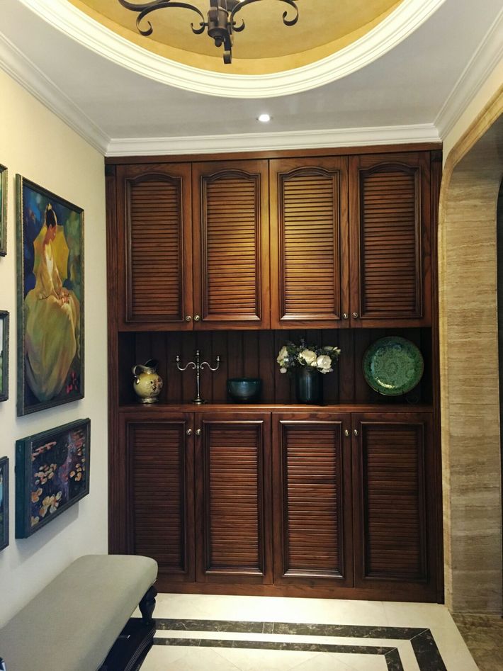 105平美式风格高档大气的温馨之家,每一处细节都透露着奢华