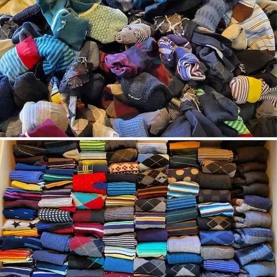 厚衣服收纳技巧防潮,衣服杂乱多怎么办