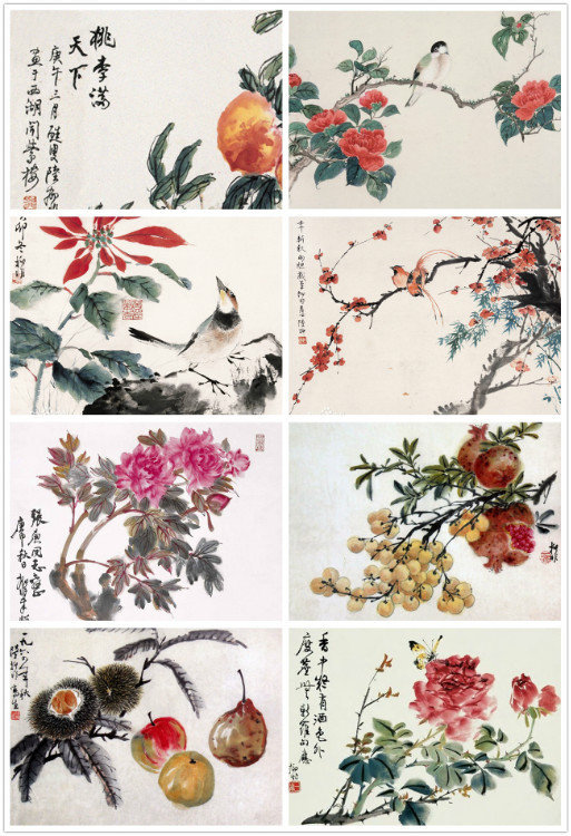 海派花鸟画谁的比较好,海派名家张雄花鸟画