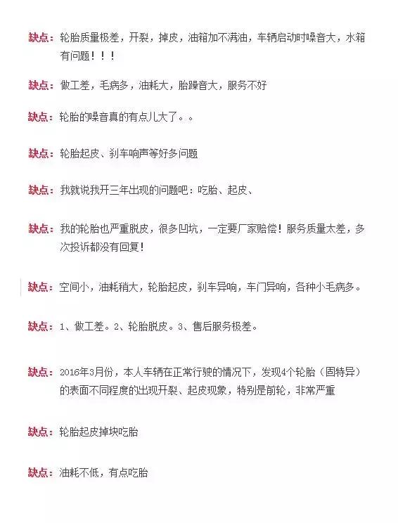 翼虎口碑,翼虎口碑报告