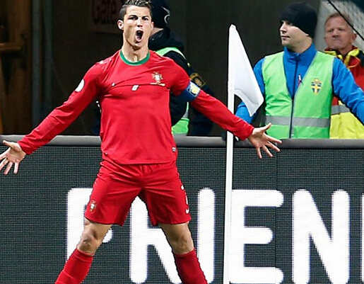 球迷7次c罗庆祝动作,c罗真性情原版