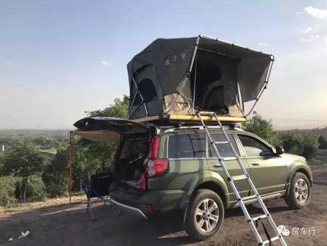 越野车顶加装露营帐篷,车顶帐篷露营视频大全
