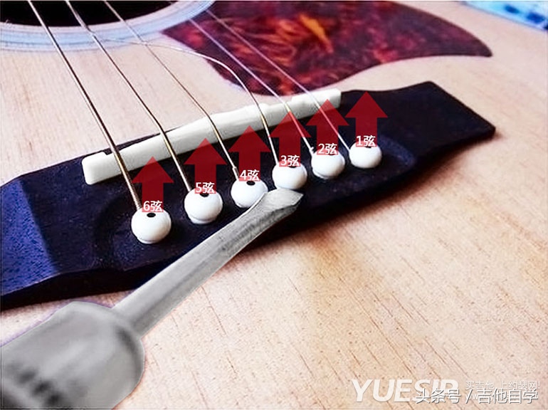 吉他换弦详细教程,马丁吉他换弦的正确方法
