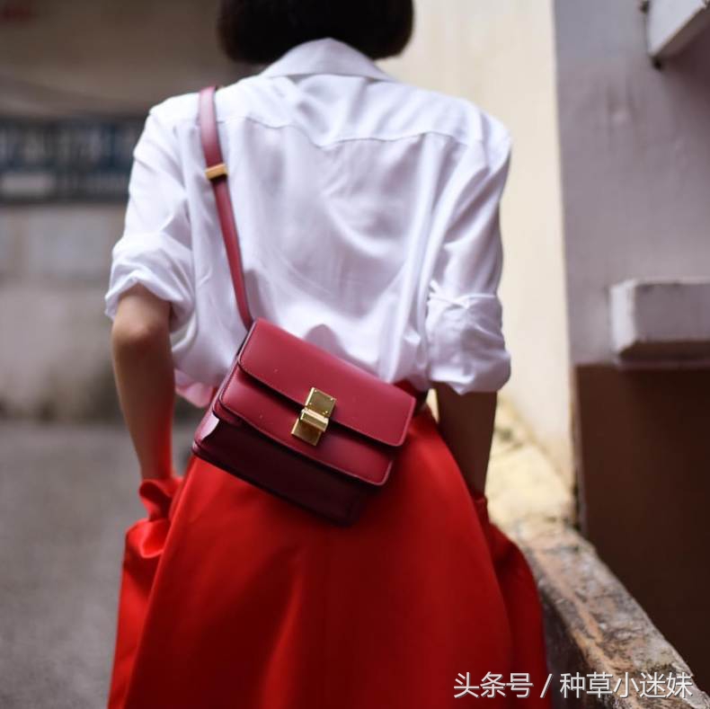 celinebox大红色,celine2018秀