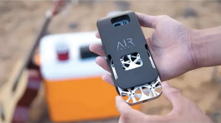 会飞的手机壳，可航拍可续航，这个机长有点帅