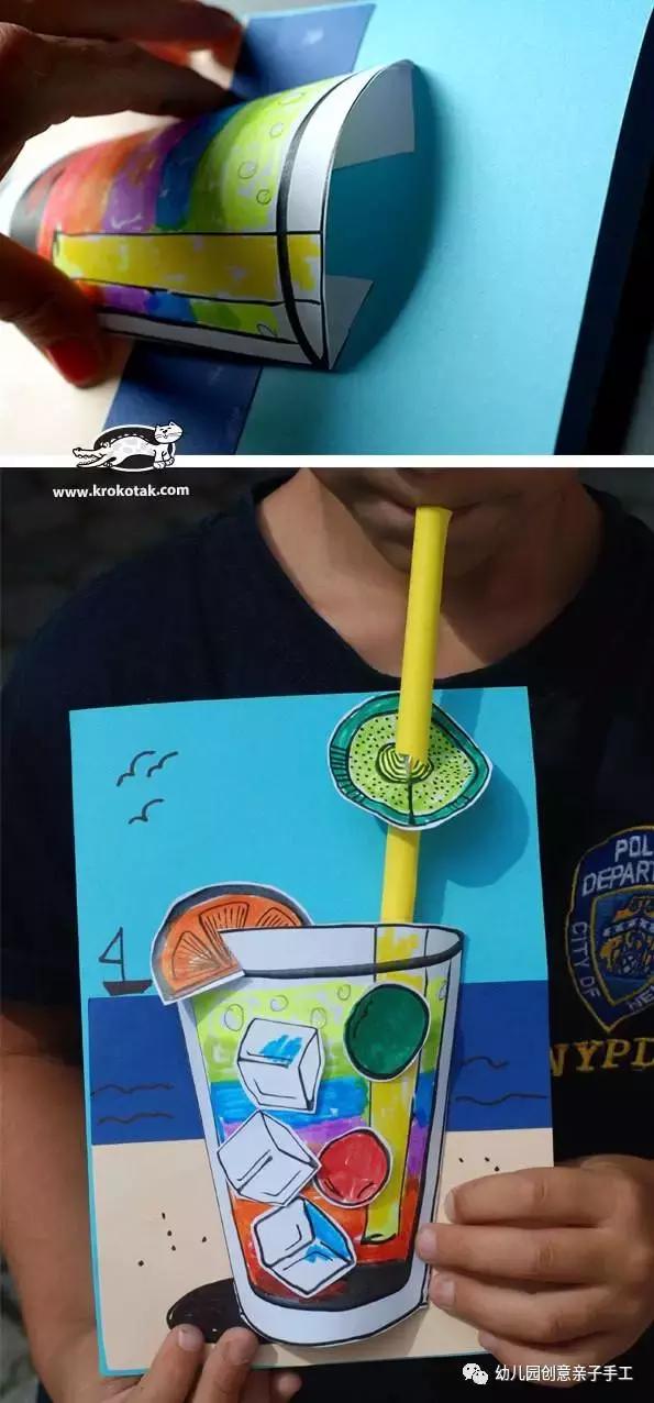 儿童节卡纸手工简单又漂亮幼儿园,卡纸贺卡幼儿园手工