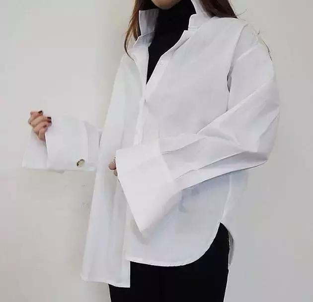 气质冬季衬衫女装高级感,秋冬保暖衬衫内搭