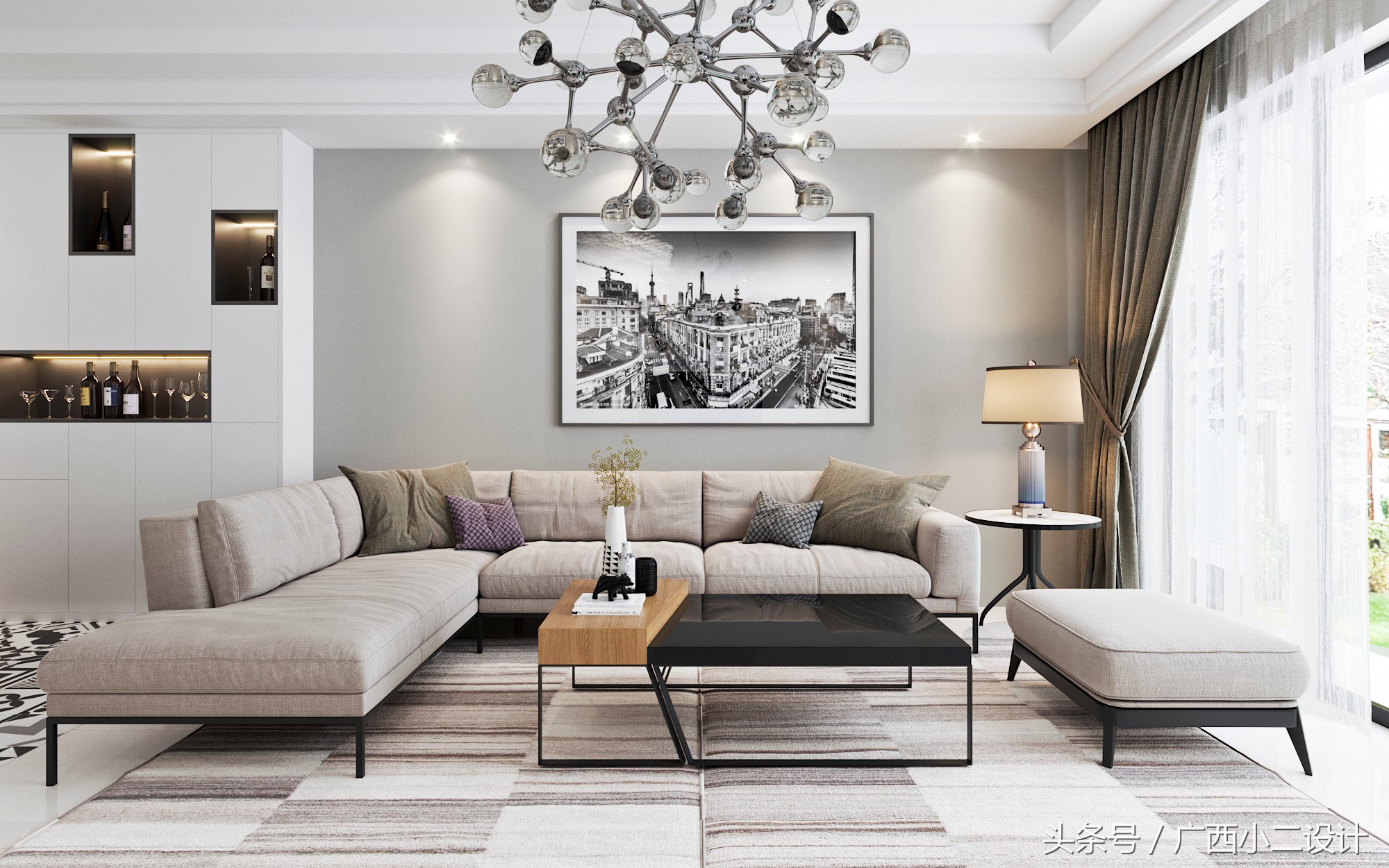 房间装修设计图1-3居室效果图,177平方米装修效果图