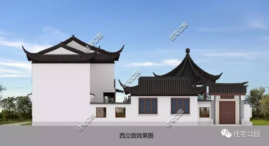 回老家盖中式别院,回老家盖个现代风别墅