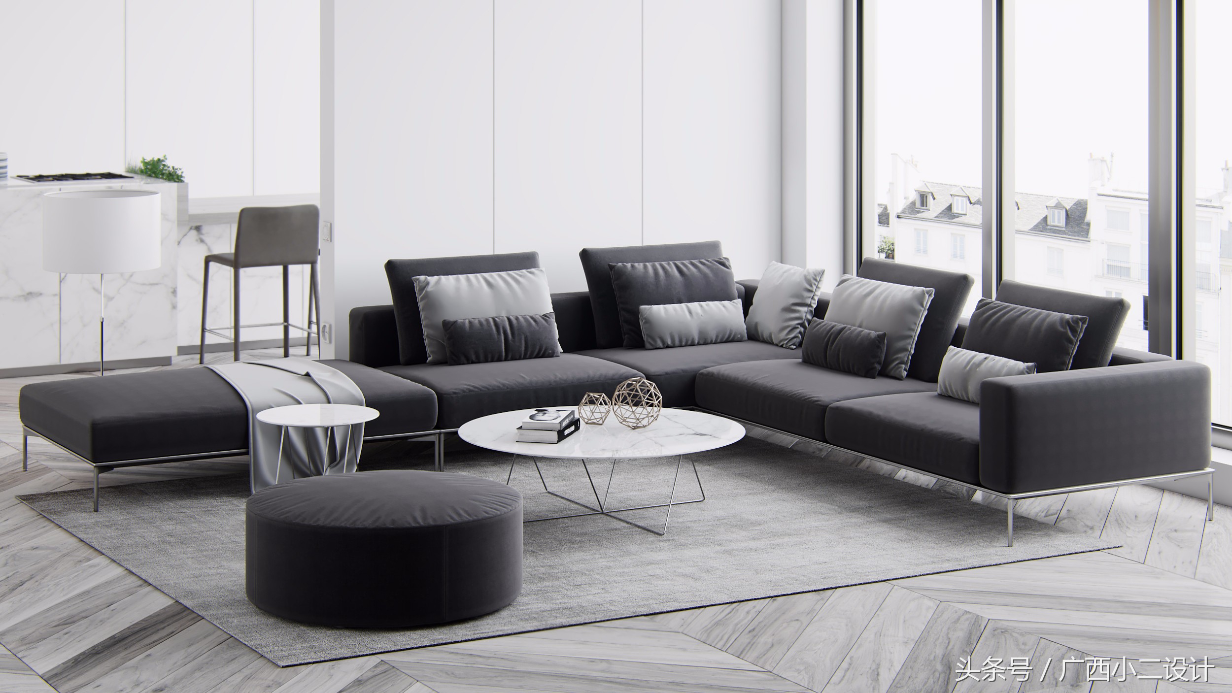 房间装修设计图1-3居室效果图,177平方米装修效果图