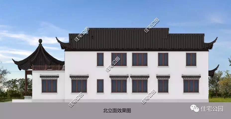 回老家盖中式别院,回老家盖个现代风别墅