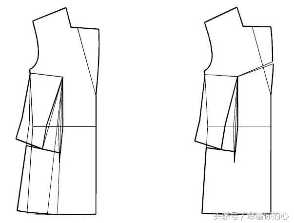 三开身的女西装制版,最简单三开身休闲女式西装裁剪
