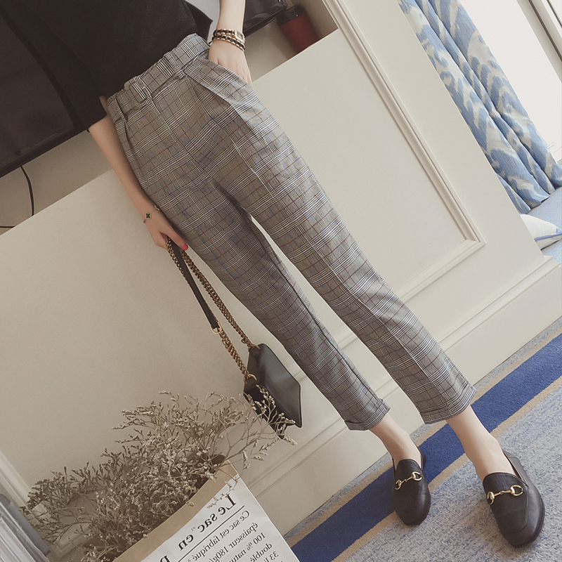 夏季黑色微喇叭裤九分裤怎样搭配,微喇叭九分裤百搭显瘦安排起来