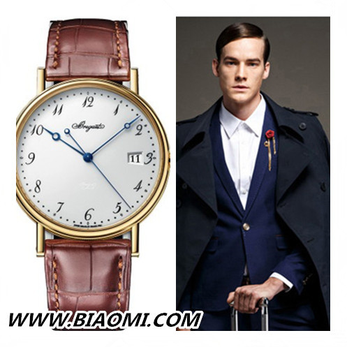 男装复古小金表搭配,怎么穿衣服才能和黑色手表更搭配