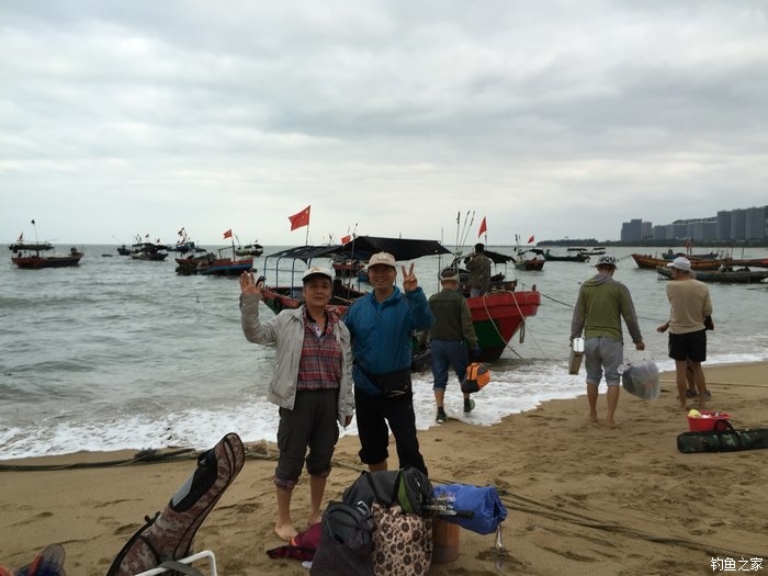 东江闸口钓海鱼,东锣岛海滩
