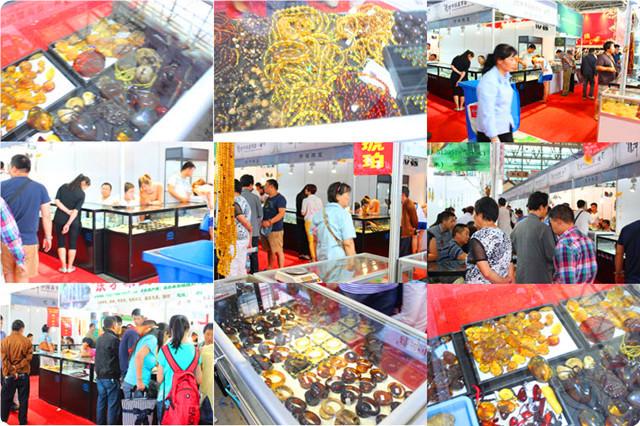 展会上假蜜蜡,展销会假琥珀原石