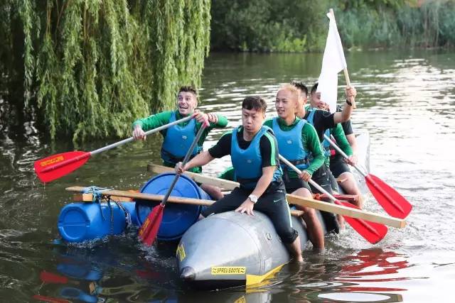 拉练日记,自制皮划艇比赛