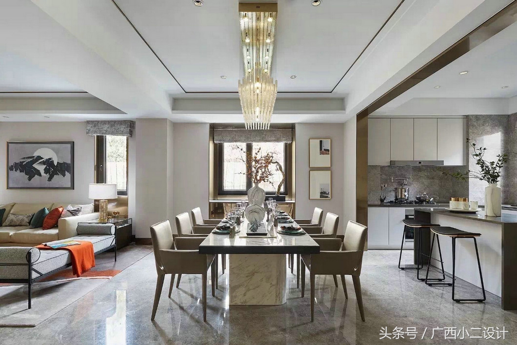 房屋装修风格效果图餐厅客厅一体,各种房间风格装修效果图