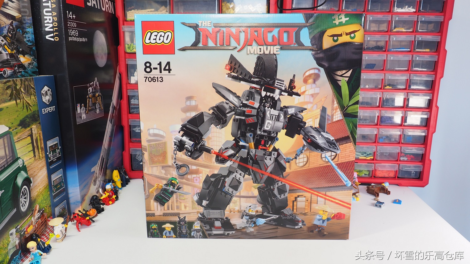 乐高幻影忍者第一代幻影机甲拼装,乐高幻影忍者泰坦机甲盗版和正版