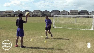 足球高远球技术练习,足球半高球训练方法视频