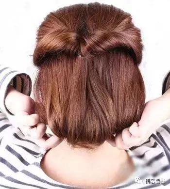 长发秒变短发的方法,不用剪头发就能从长发变短发