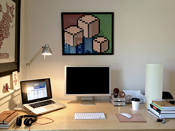 设计师两台显示屏怎么放好看,设计师两台显示器