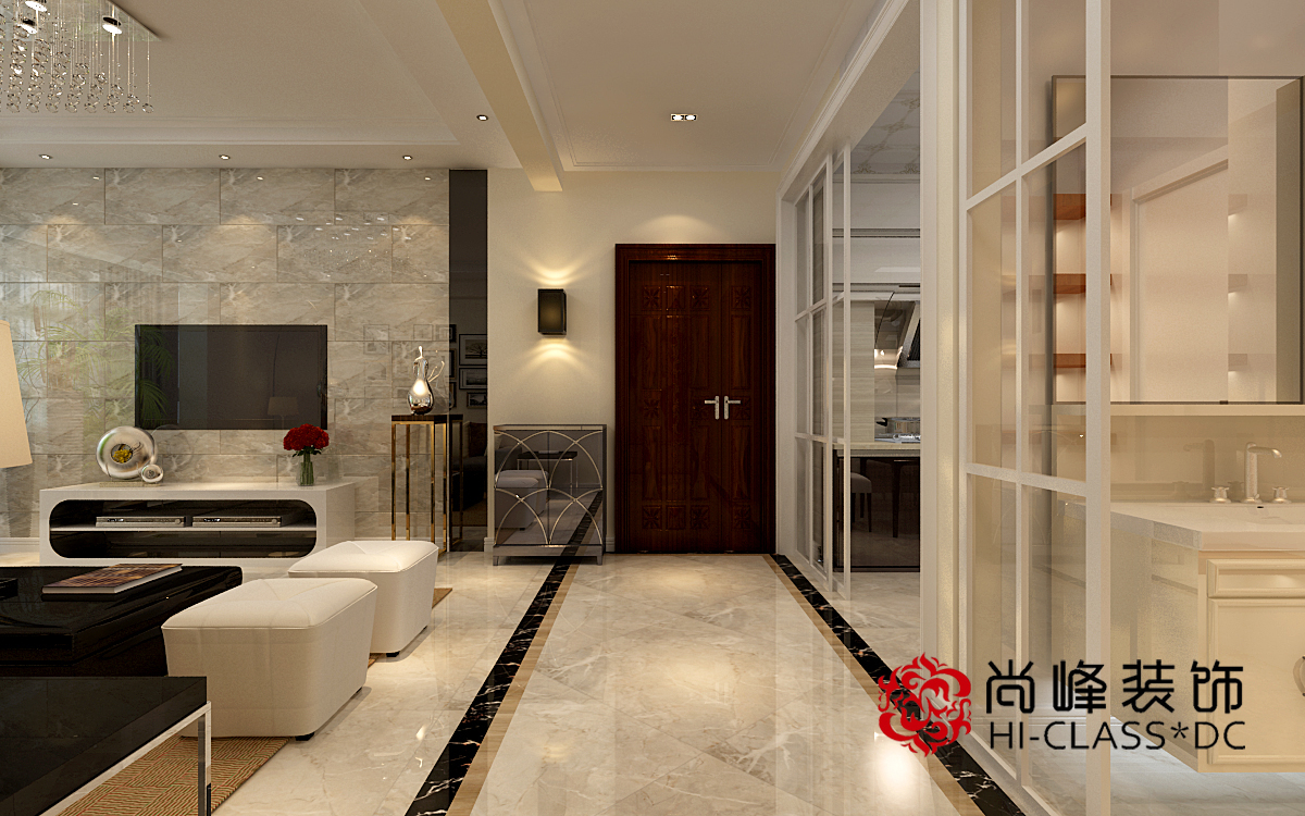 客厅吊顶有风管机有梁如何吊顶,客厅有梁不吊顶怎样做出来好看