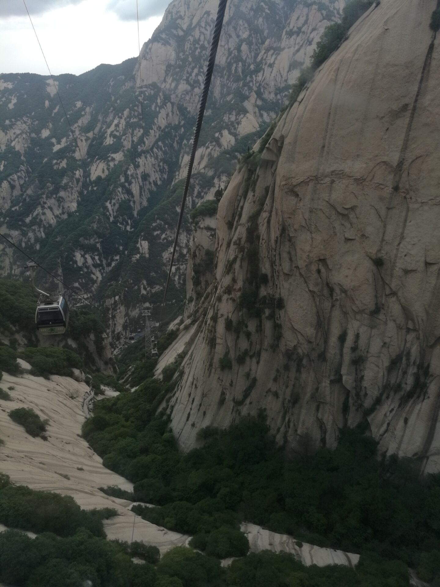 西岳华山旅游登山路线图,徒步爬西岳华山共多少台阶