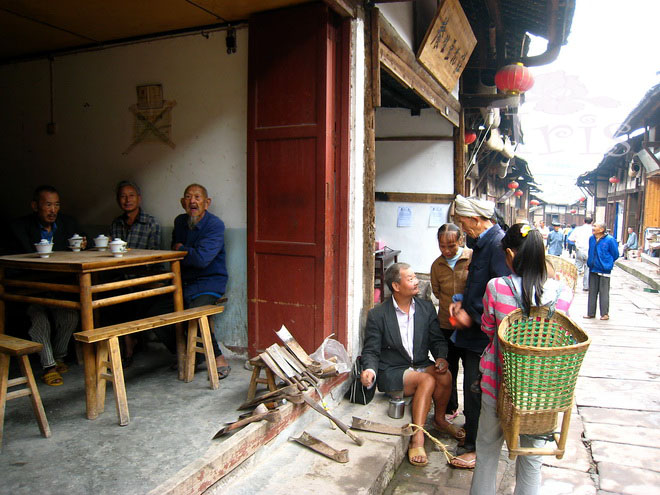 尧坝古镇情怀,原生态的尧坝古镇