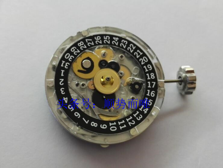 沈阳修表师傅分享：天梭T035627A计时机械塑料机芯C01.211揭秘