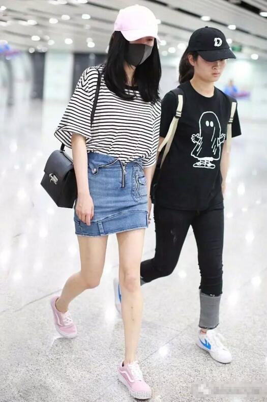 高腰裤不显肉肉,小个子显高高腰裤裙