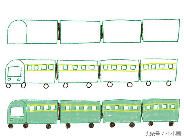 不会骑自行车简笔画,没有轮子的车简笔画