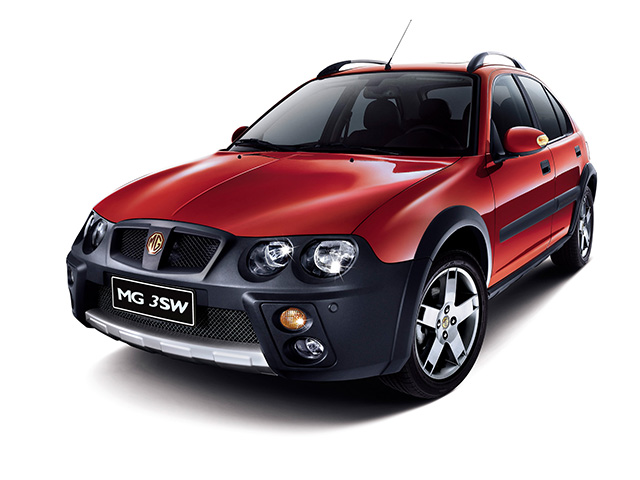 名爵车三代外观,新一代名爵3具备轻混