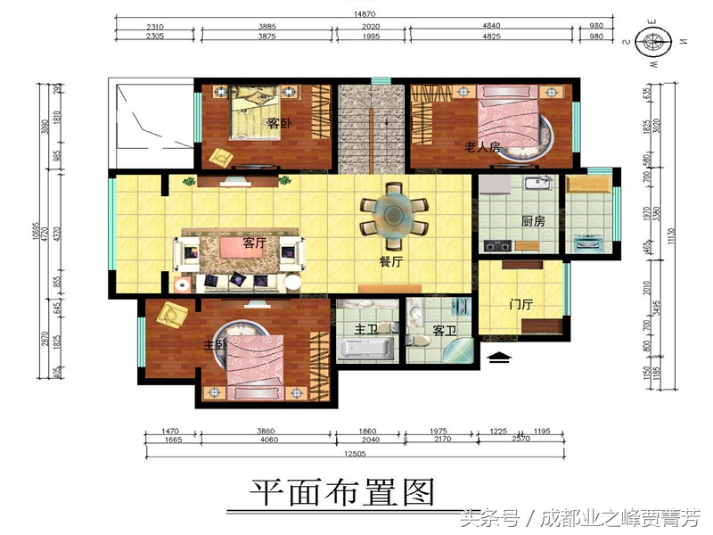 金科王府豪宅内景图,金科王府装修81平