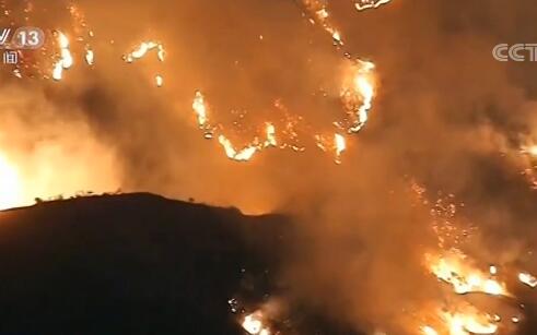洛杉矶大山着火,加州山火现场曝光烈火冲天如地狱