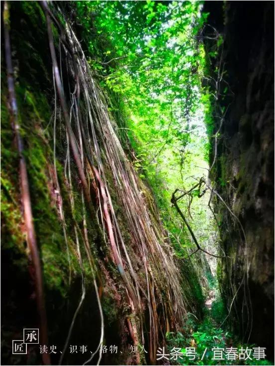 户外徒步赤山,万载赤兴一线天风景介绍