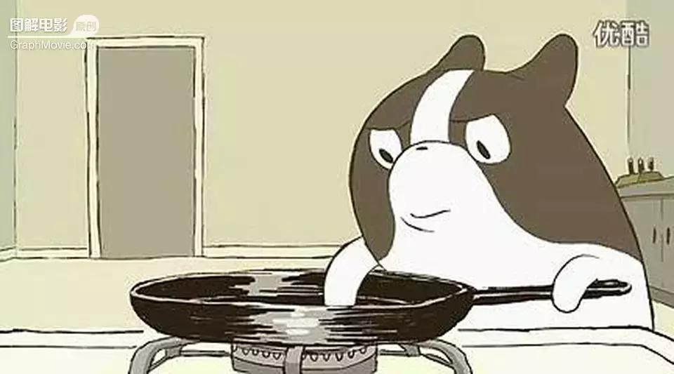 1分钟看完煎蛋饼养只狗狗来做饭狗版の田螺姑娘