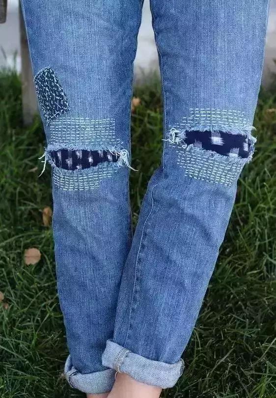 破洞牛仔裤越来越大,牛仔裤破洞拉丝断了怎么补