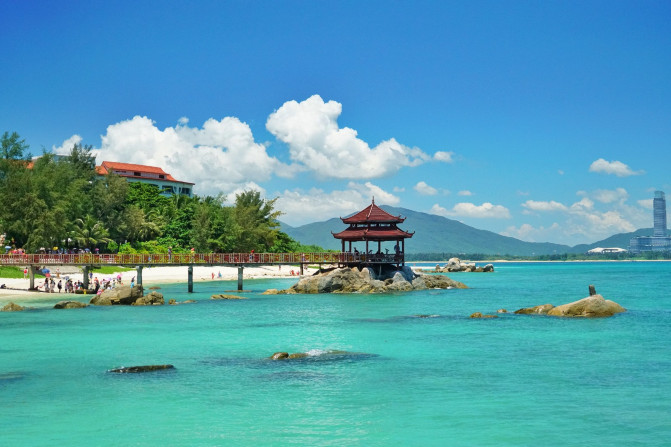 带着宝贝去旅行，遇见三亚遇见海