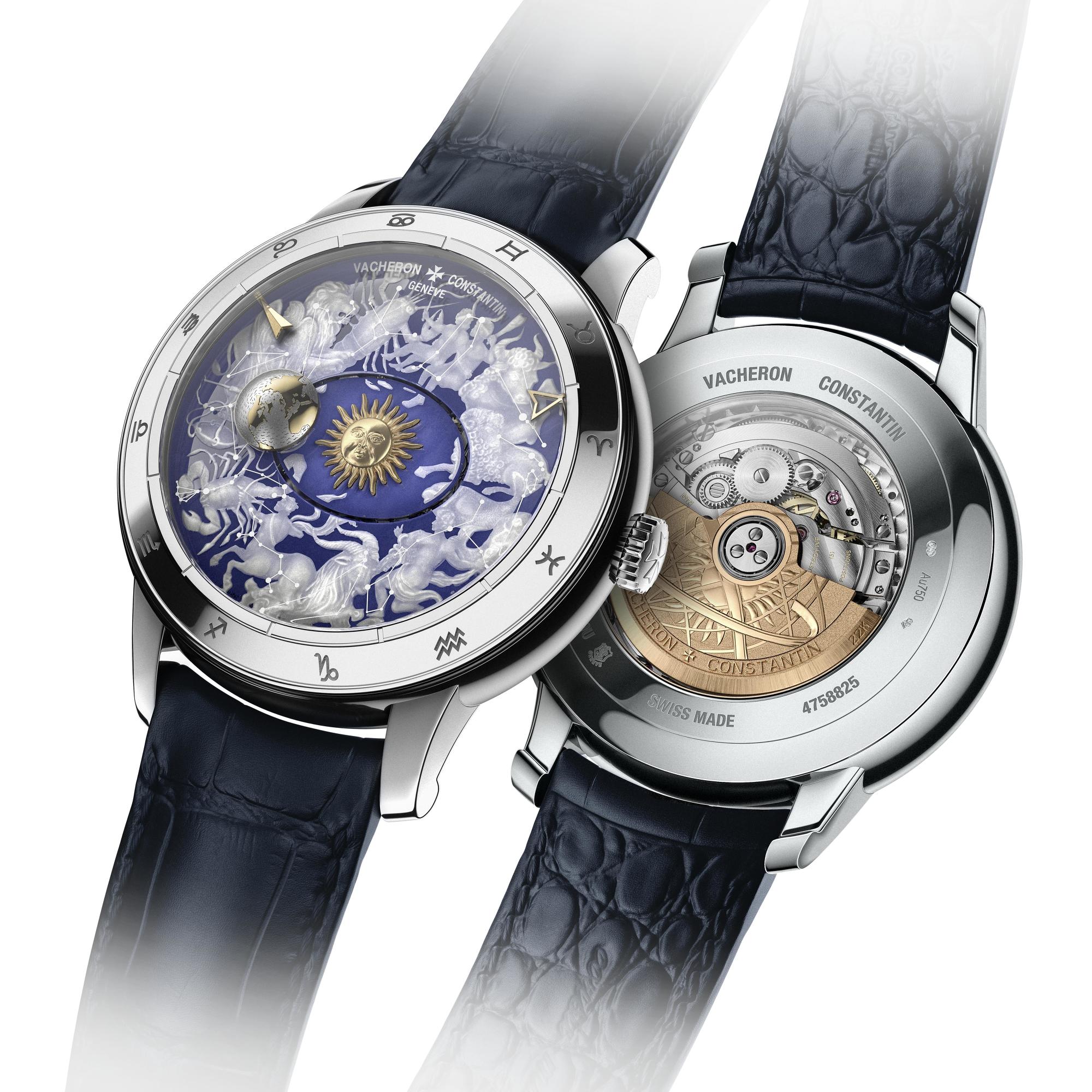 江诗丹顿手表高清大图,江诗丹顿带一个地球和月亮的手表