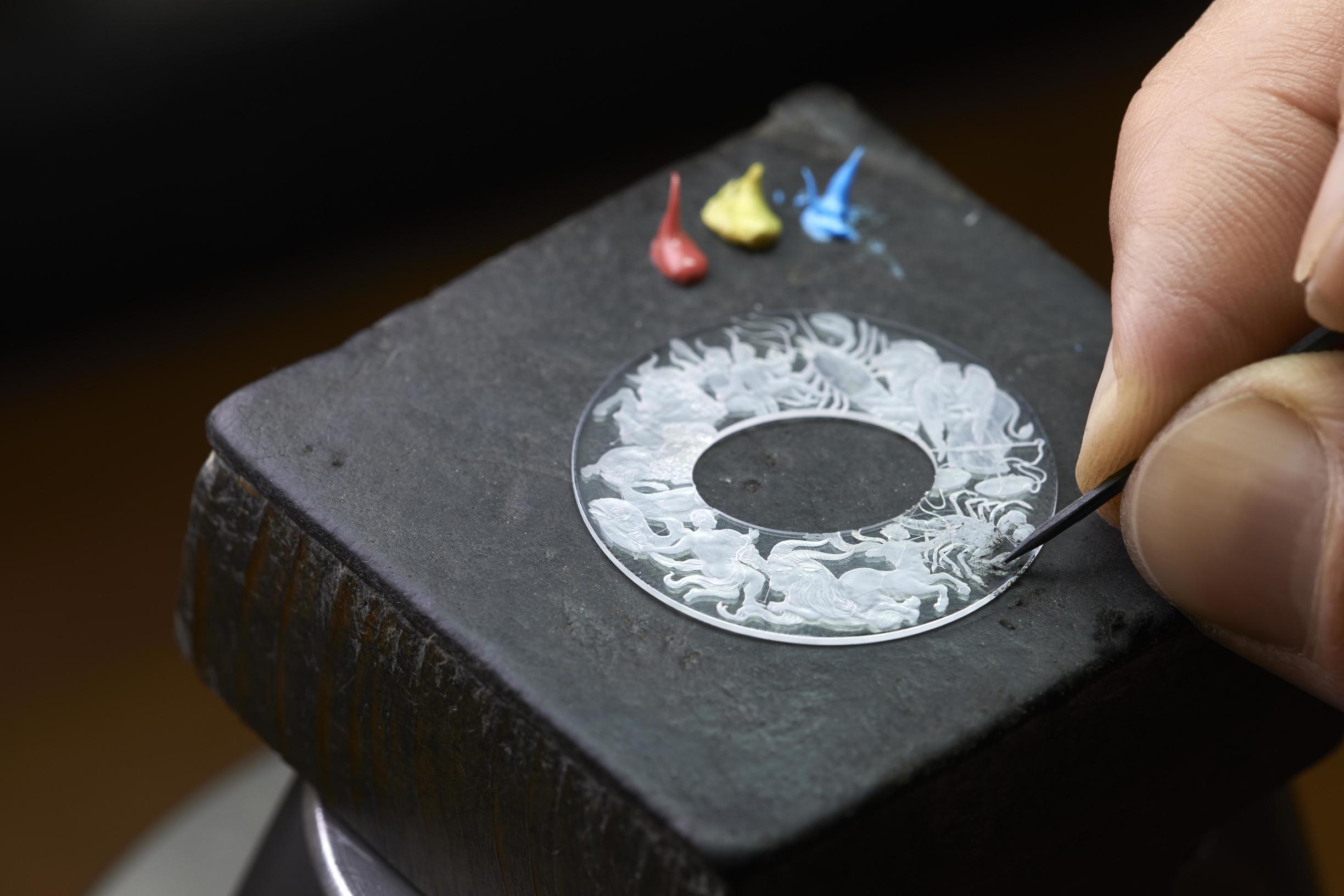 江诗丹顿手表高清大图,江诗丹顿带一个地球和月亮的手表